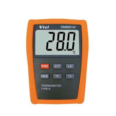 Vicimeter High Resolution Data Hold Digital Thermometer DM6801A+