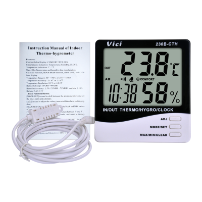 Humidity meter indoor thermometer accurate, Wall digital hygrometer temperature humidity 230B-CTH